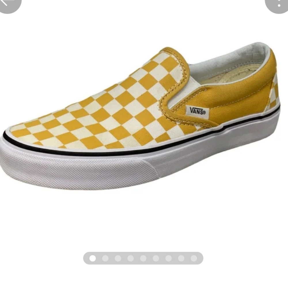 💛 Checkered slip on Vans 💛